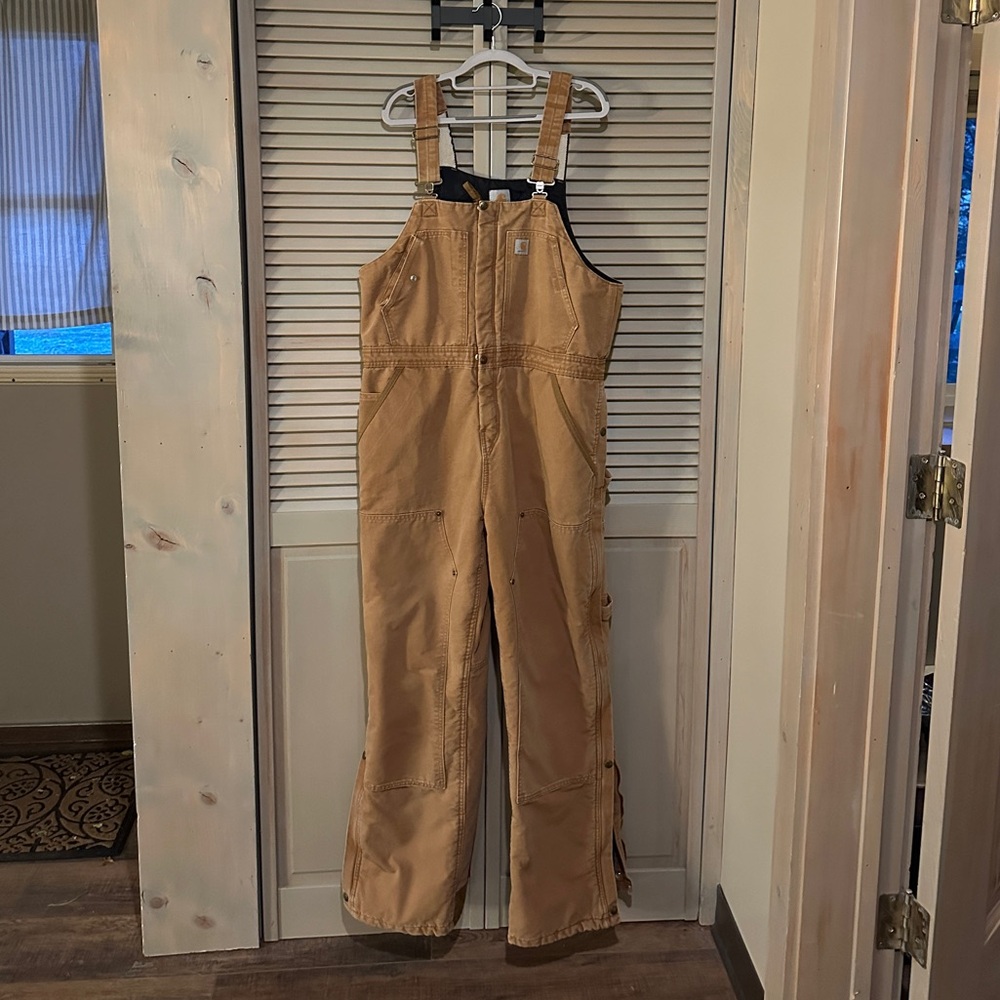 Women's Carhartt Bib Overalls Size L-Tall